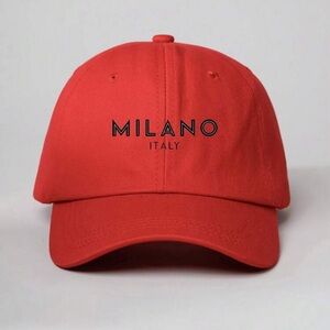 •Rock it Out in Red• Graphic Design Baseball Cap